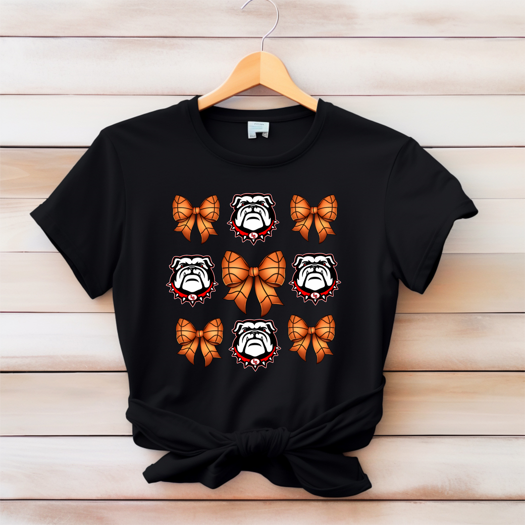 Bulldogs and Basketball Bows tshirt