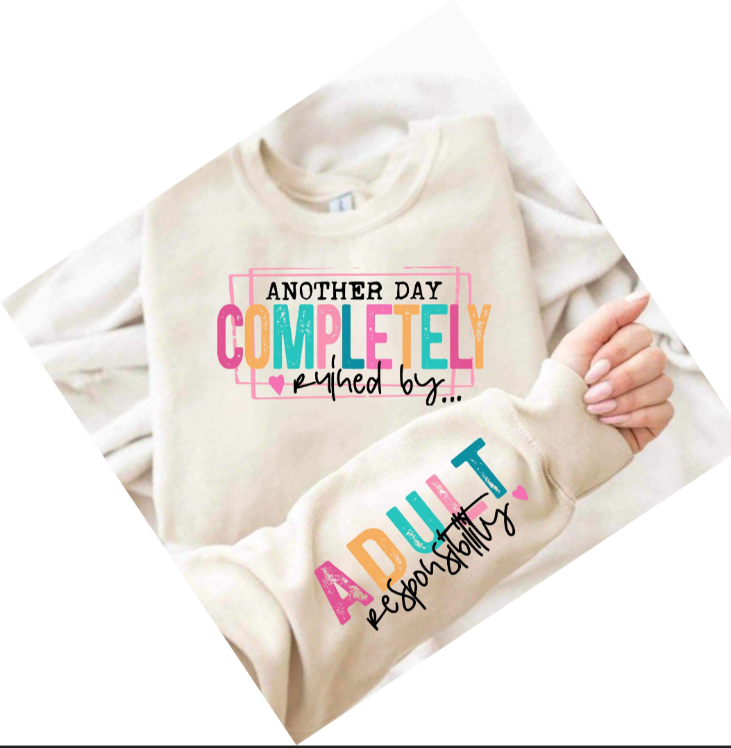 Another day ruined by adulting sarcasm shirt - Marcum Custom Graphics