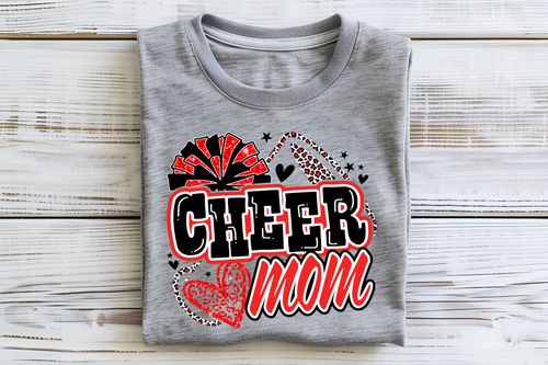 Cheer Mom Softstyle Tshirt - Marcum Custom Graphics