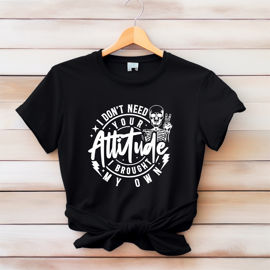 Funny Brought my Own Attitude Softstyle tshirt - Marcum Custom Graphics