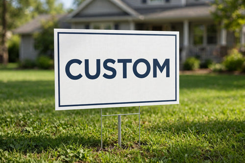 Custom Double Sided Yard signs 10 pack