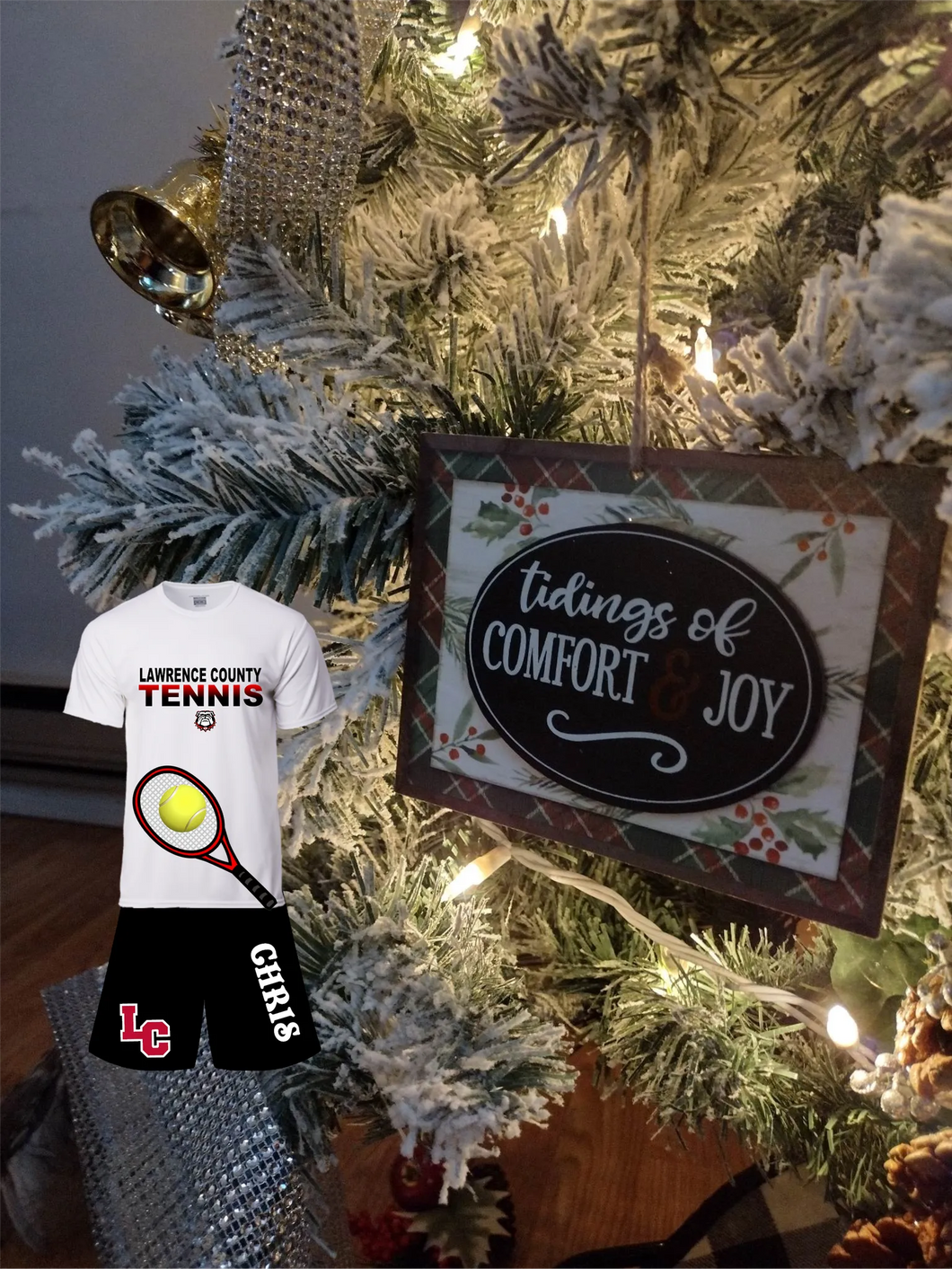 Tennis ornament - Marcum Custom Graphics